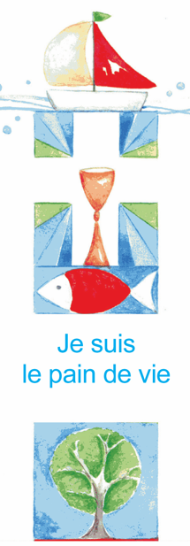 Signet de communion - 5,5/15cm - Je suis le pain de Vie
