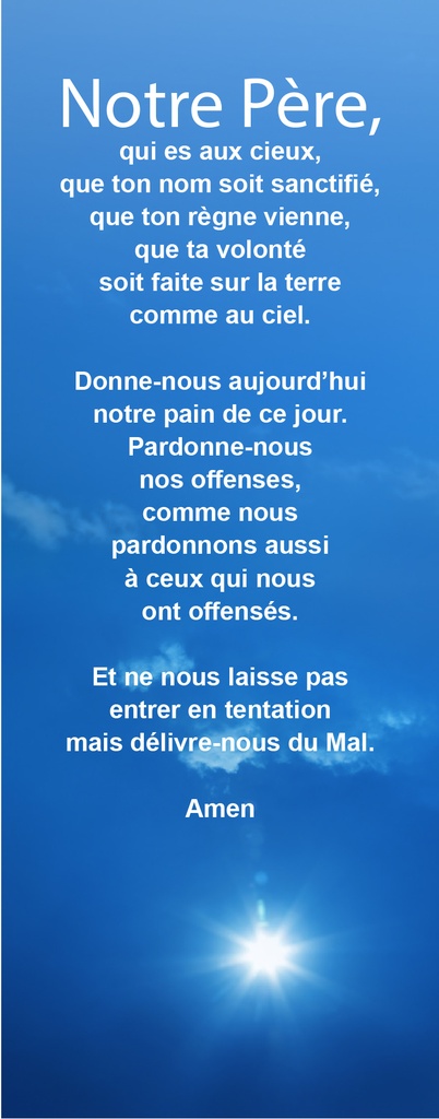 Signet - 5,5/15cm - Notre Père