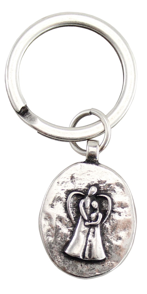 Porte-clef métal - Ange (34x24mm)