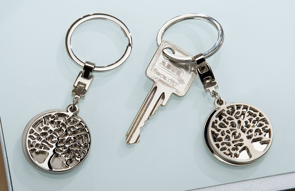 Porte-clés Arbre de Vie - métal  (⌀ 34mm)
