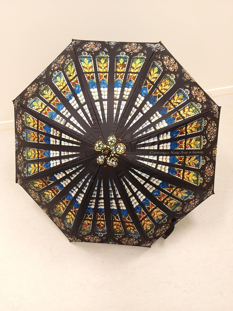 Parapluie - métal/polyèstre/8K/manche bois - automatique - 9