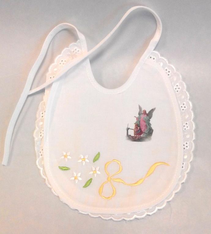 Slabbertje - Engelbewaarder wit