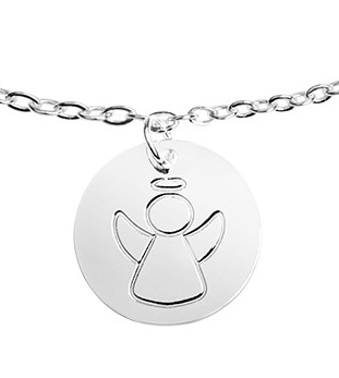 Halskette versilbert - "Bless you- Collection"  - Engel