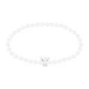 Armbandje parelmoer - "New Wonderful Moments"- Collection"  - Engel verzilverd