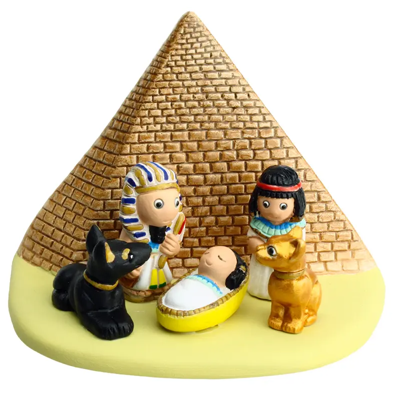 Kerstgroep "Egypte" - 7x9cm
