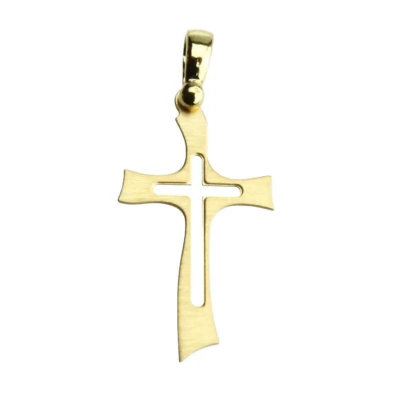 Cross - gold plated - 29x14mm
