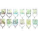 12x12 Armbanden vd 'Maand' - imitatie kristal - ZONDER DISPLAY