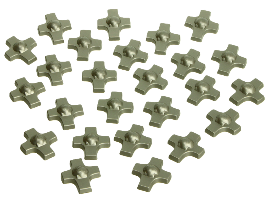 Nachfulling - Pilgerkreuz in Holzkiste - 25Stück (25x33mm)