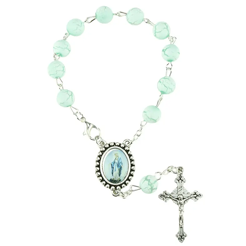 Tientje - plastiek - groen (Ø 8mm)