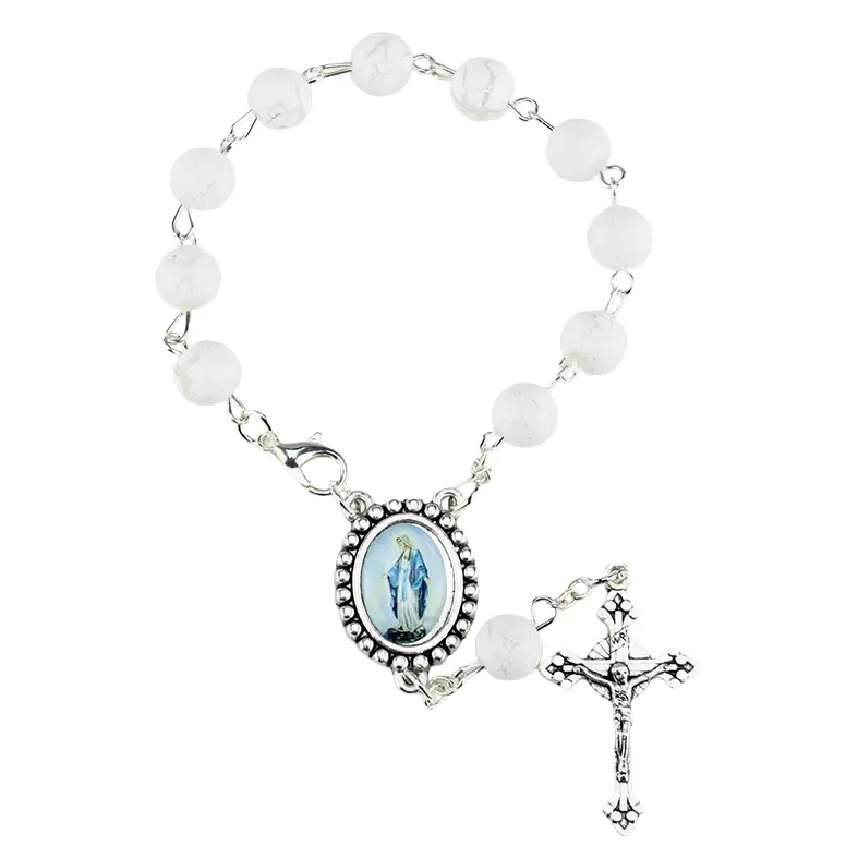 Tientje - plastiek - wit (Ø 8mm)