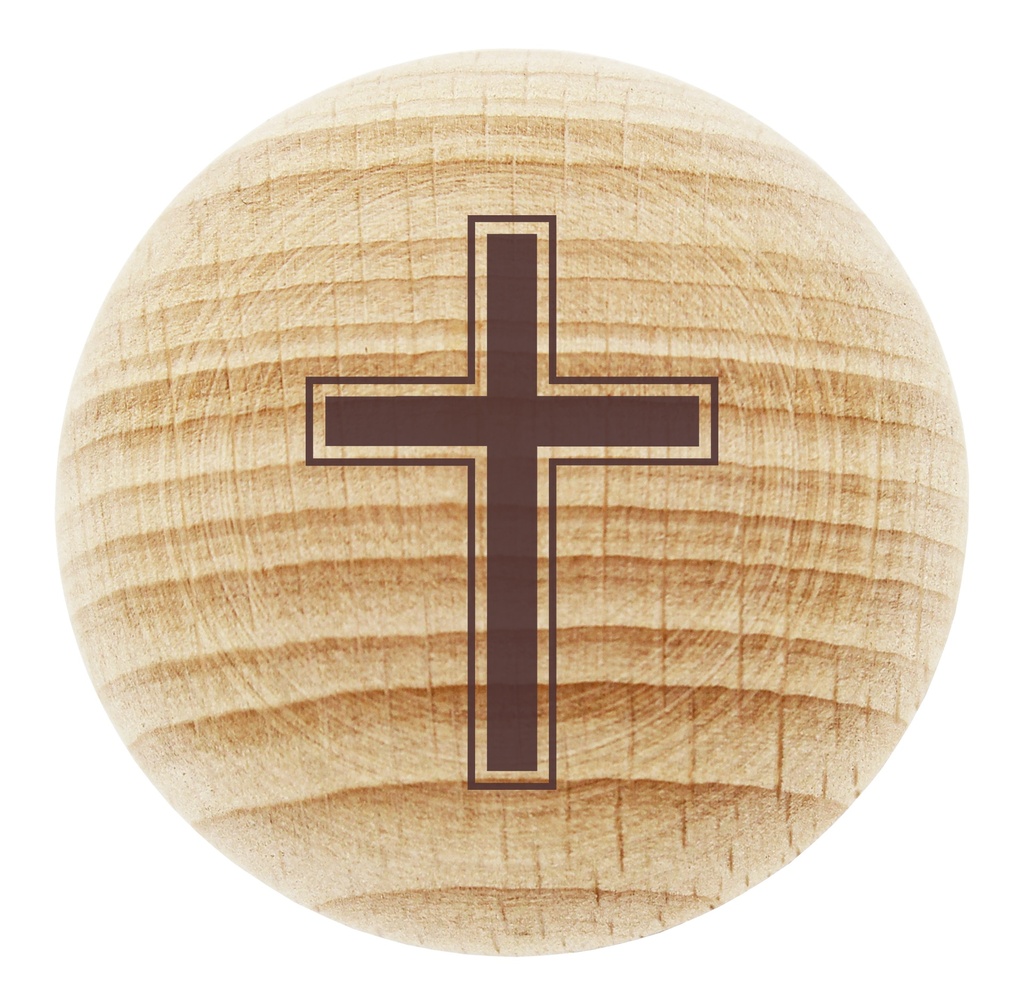 Begeleider 'Kruis' - hout  -45mm