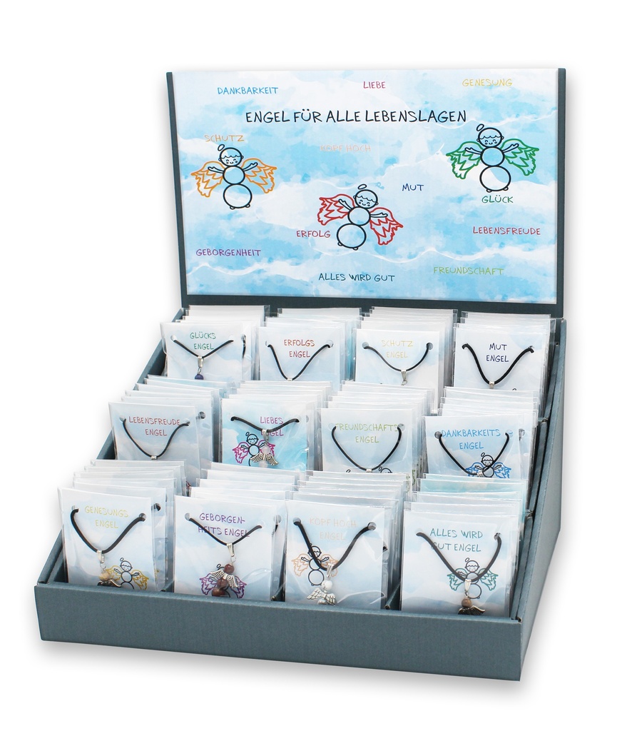 Présentoir avec 6x12 Anges gardiens - assorti