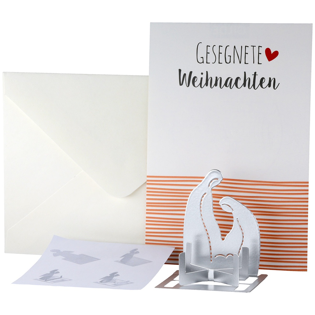 Bougeoir Ste Famille + carte double offert - assorti (130x190mm)