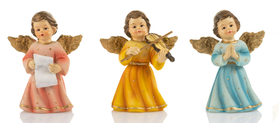 Engeltje poly - assorti (7cm)