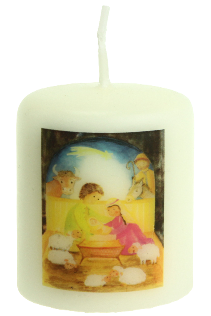 Kerze 'Krippe' (60/50mm)