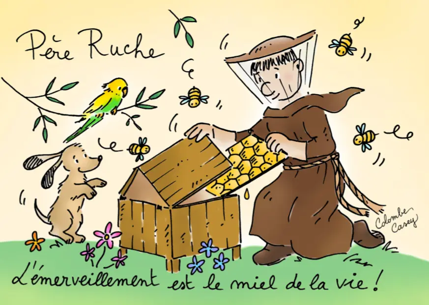 Magneet - 55x80mm - Père Ruche ...