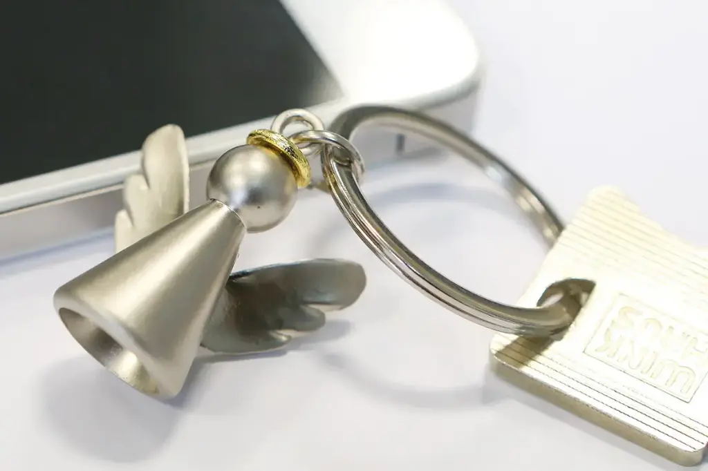 Schlüsselanhänger Engel - Metall RFS (70x20mm)