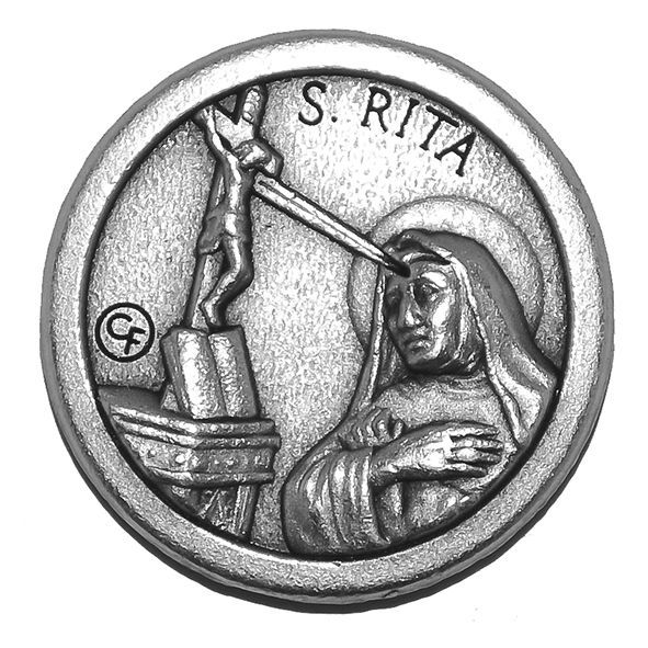 Aimant rond - Ste Rita (Ø25mm)