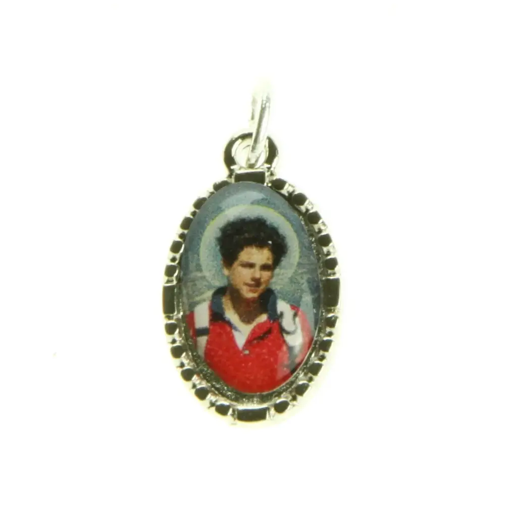 Médaille St Acutis - métal/coloré (10x15mm)