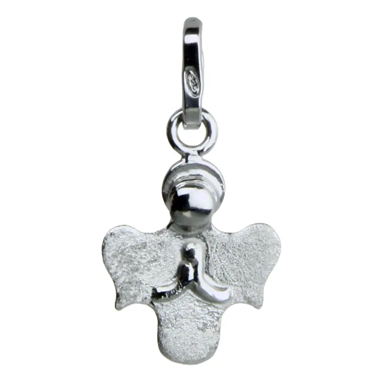 Pendentif Ange - Argent 925% mat (Ø13mm)