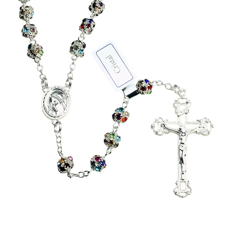 Rozenkrans - Swarovski - multi-gekleurd (Ø8mm)