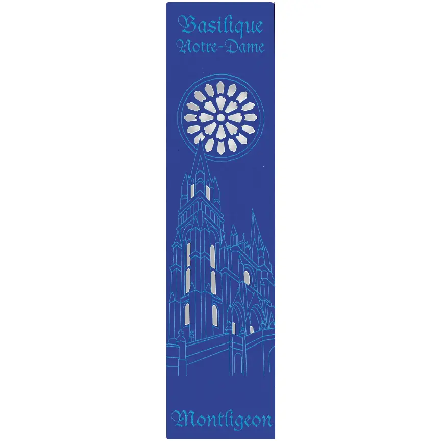 Bladwijzer gelaserd - N.D Montligeon - assorti (52,5x210mm)