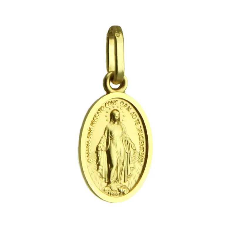 Wundertätige Medaille - 925% Silber vergoldet (9x14mm)