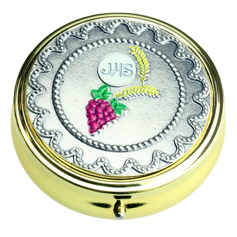 Hostiedoosje 'Druiven-JHS-Aren'/gekleurd- D 40mm