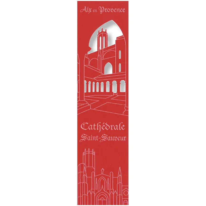 Bladwijzer gelaserd - Cath. Saint-Sauveur/Aix en prov. - assorti (52,5x210mm)