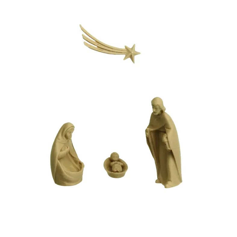 Ste Famille modern +comète/3-D - 4-pièces - couleur bois (45mm)
