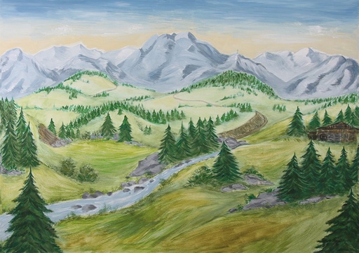 [ACC-47Z707] Fir Background - 70x100