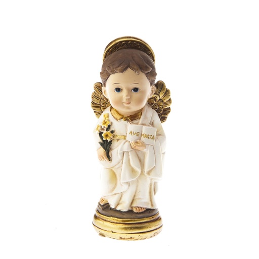 [BLD-32GAB09] Statue Ange Gabriel (enfantin) - résine - 9cm