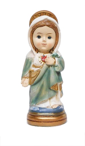 [BLD-32HHM09] Statue SC Marie (enfantin) - résine - 9cm