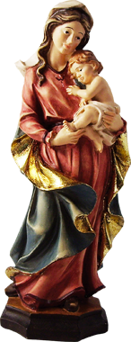 [BLD-80OLK20M12] Statue Vierge & enfant - résine - 20cm