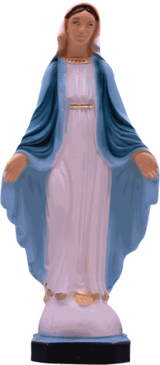 [BLD-82WON15] Statue Miraculeuse - résine/couleur - 15cm