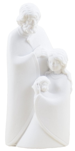 [BLD-93FAM35WT] Heilige familie  - kunsthars/wit - 10*5 cm