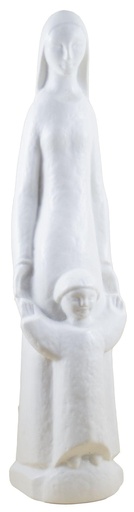 [BLD-93OLK02WT] Vierge mallorca  - résine/blanche - 26*5cm
