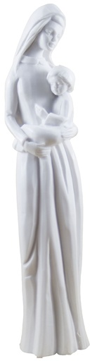 [BLD-93OLK07WT] Madonne kind  - kunsthars/wit - 21*4cm