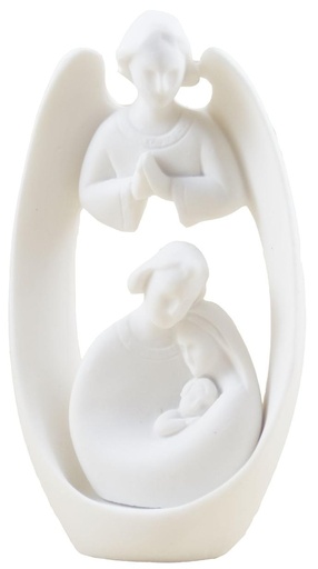 [BLD-93RBA23] Engel gloria nativit - kunsthars/wit - 11*6cm