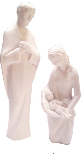 [BLD-93RBA241] Nativite  - résine/blanche - 29*9cm