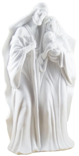 [BLD-93RBA40] Heilige familie  - kunsthars/wit - 30*17cm