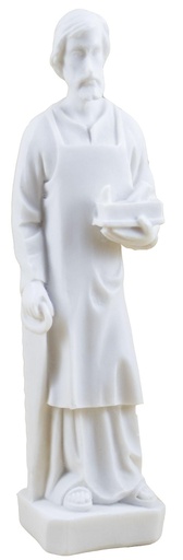 [BLD-93RBA943] H Joseph schrijnwerk  - kunsthars/wit - 13*3cm