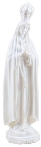 [BLD-93RBA954] Vierge de Fatima  - résine/blanche - 15*4cm