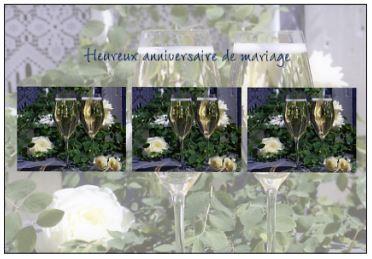 [CRT-21CD008] Wenskaart Heureux anniversaire de...