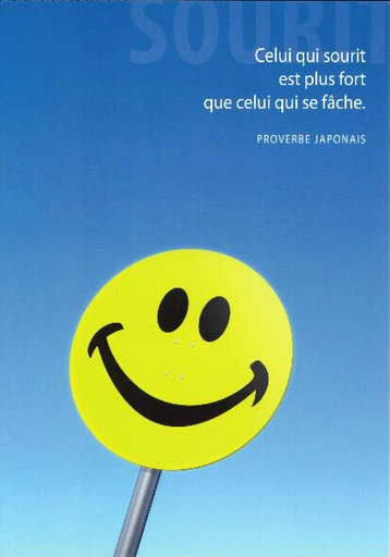[CRT-21CS115] Carte simple - 10x15cm - Celui qui sourit...