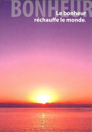 [CRT-21CS122] Kaart - 10x15cm - Le bonheur réchauffe...