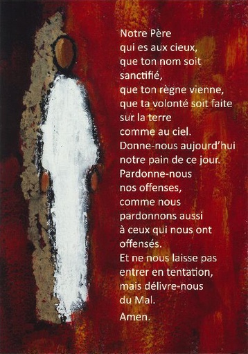 [CRT-21CS229] Carte simple - 10x15cm - Notre Père