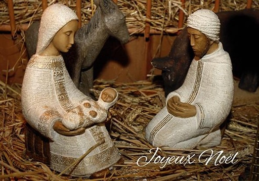 [CRT-21NS023] Kerstkaart 10x15cm - Joyeux Noël