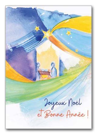 [CRT-21NS048] Kerstkaart 10x15cm - Joyeux Noël et Bonne Année