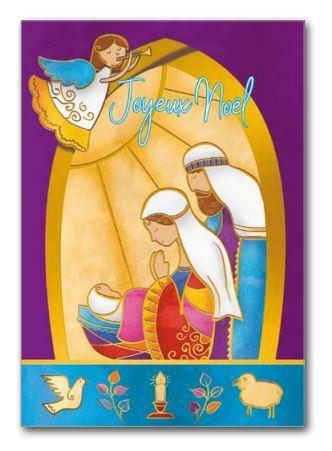 [CRT-21NS053] Kerstkaart 10x15cm - Joyeux Noël